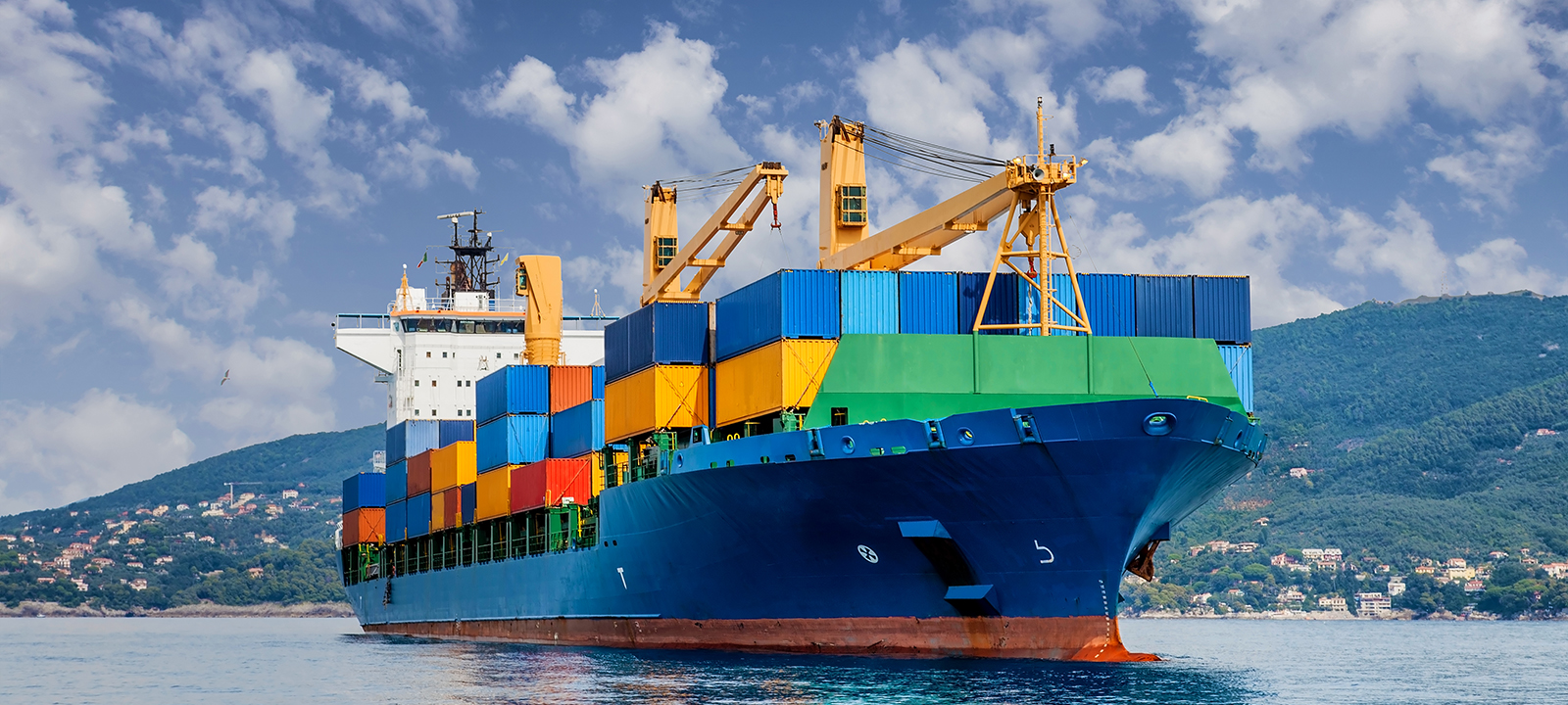 merchant container ship
